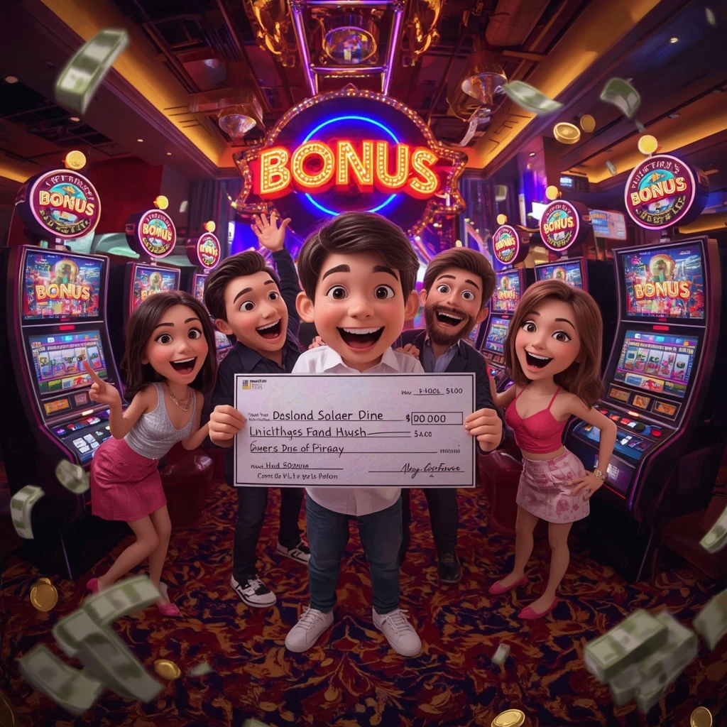bonus dans les mains de l'homme au casino EUROMILLIONS CASINO
