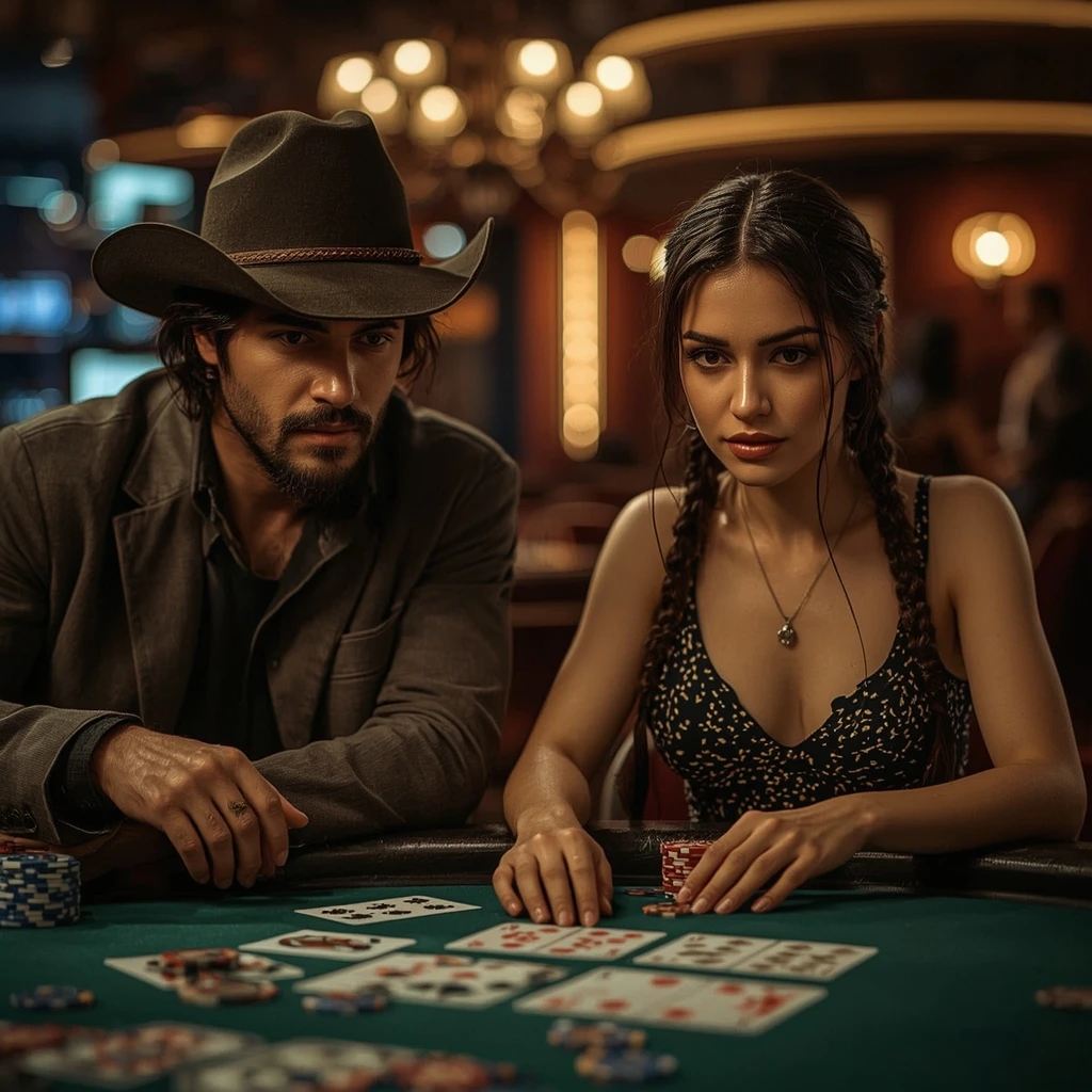 photo de deux joueurs de poker EUROMILLIONS CASINO