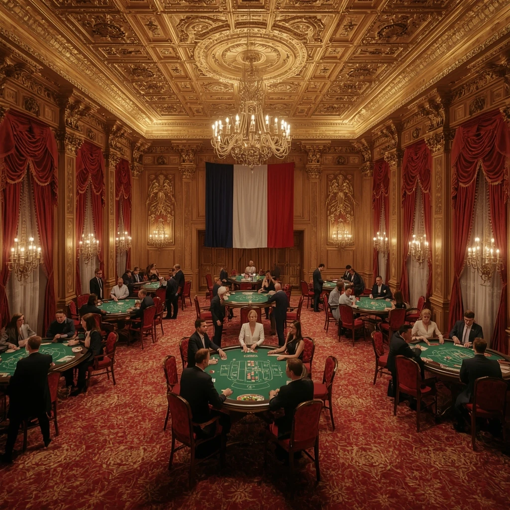 Le casino et le drapeau français EUROMILLIONS CASINO